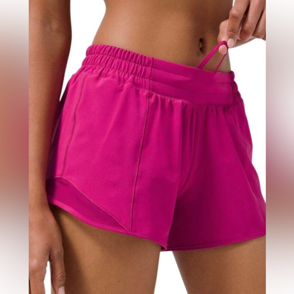 Lululemon Athletic Hot Pink Running Shorts. 4 inch. Size 12